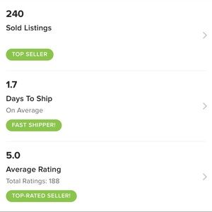 Top Rated! Quick Shipper!